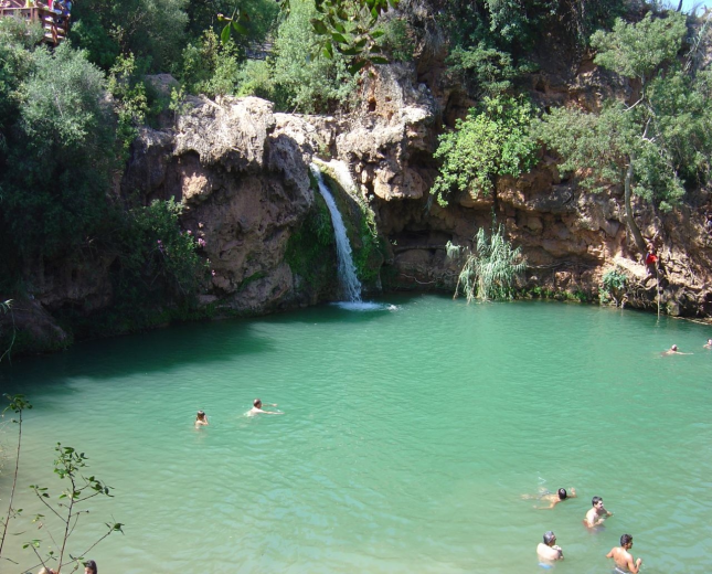 waterfall near tavira