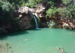 waterfall near tavira